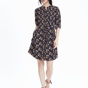 Banana Republic Navy Shirt Dress